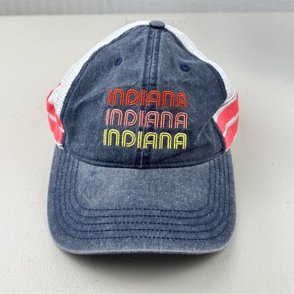 Indiana Graphic Trucker Hat Home Free Patriotic Cap One Size - Picture 1 of 5